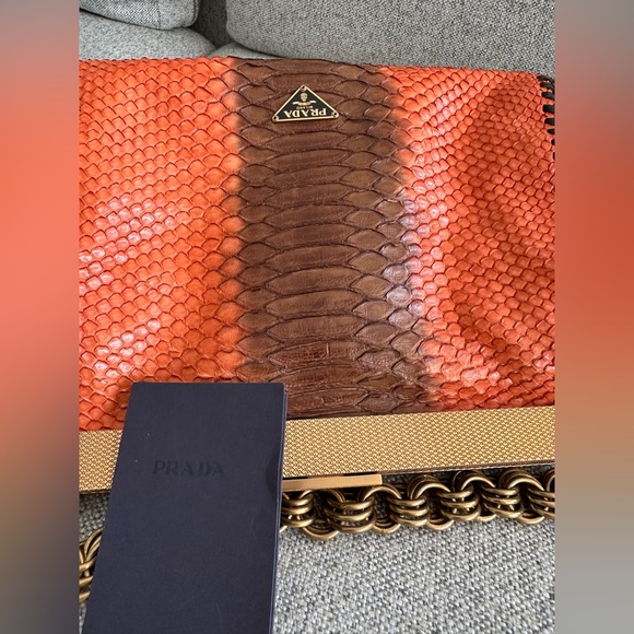 Authentic Prada genuine python bag - Picture 7 of 11